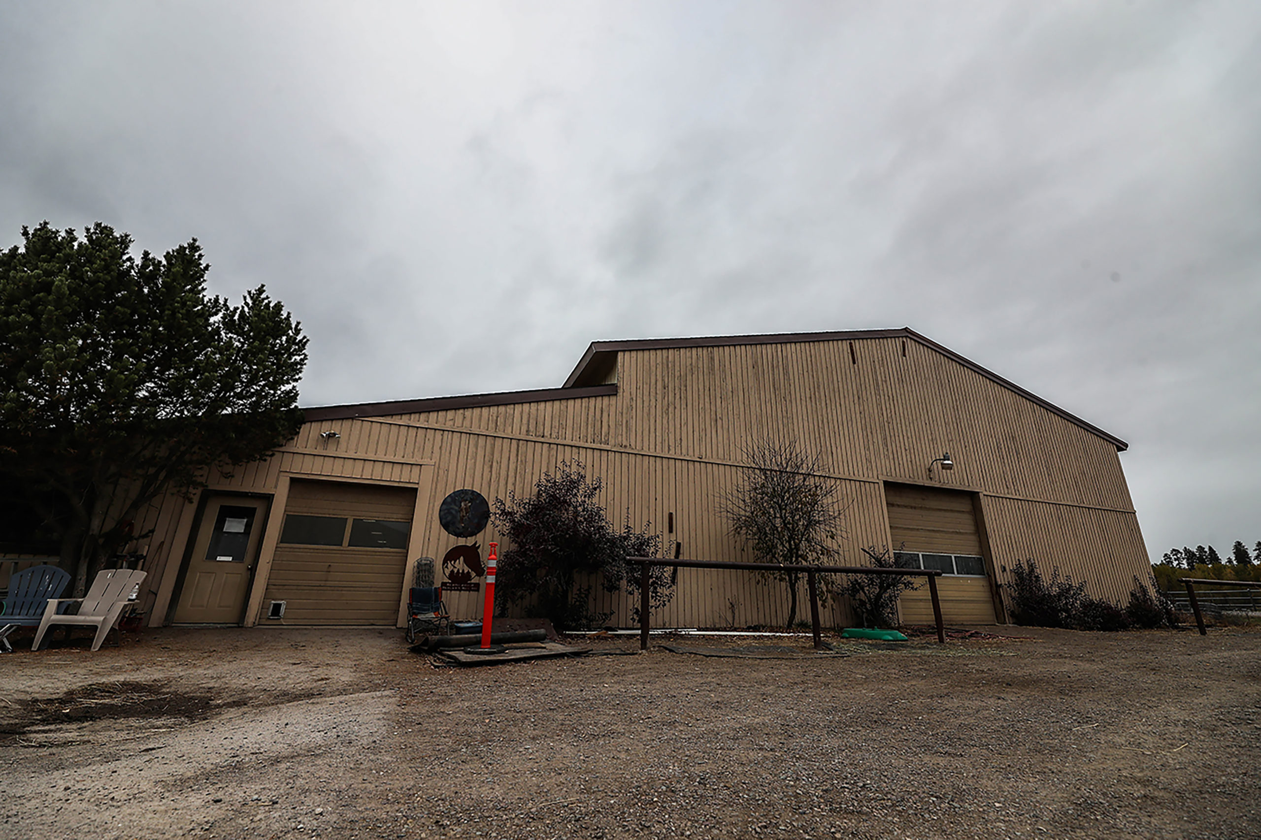 The main barn at Trotting Horse Therapeutic Riding holds the arena, stalls and equipment.